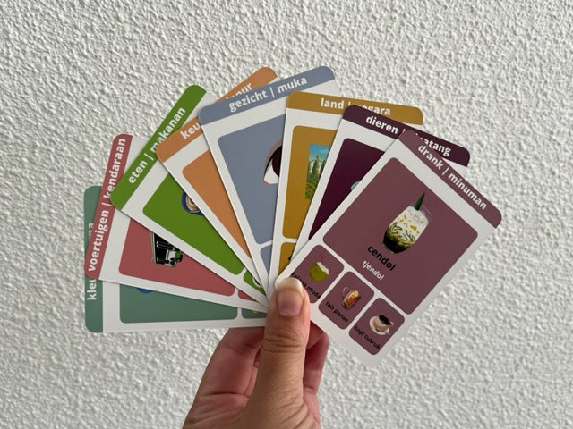 Feestdagen pakket "IndoKwartet & Flashcards "123" & Flashcards "ABC" voor €37