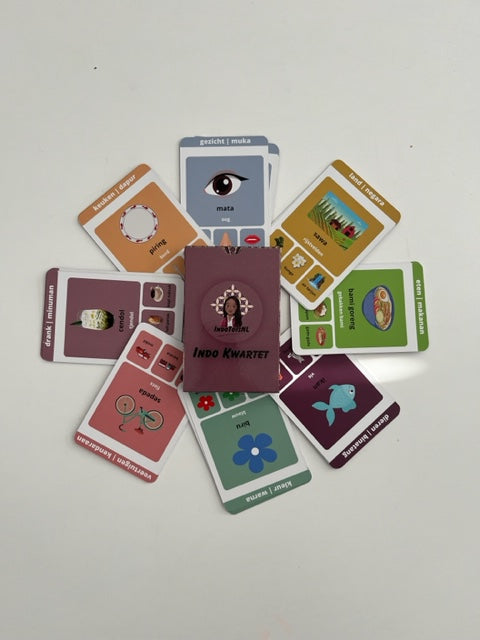 Feestdagen pakket "IndoKwartet & Flashcards "123" & Flashcards "ABC" voor €37